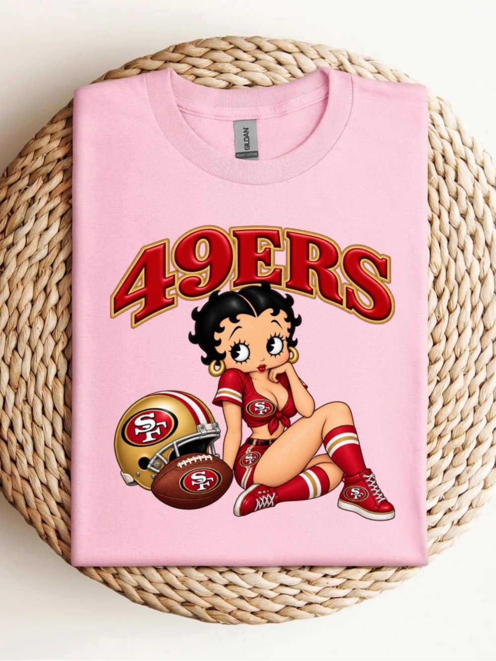 Betty Boop 49ers T-Shirt